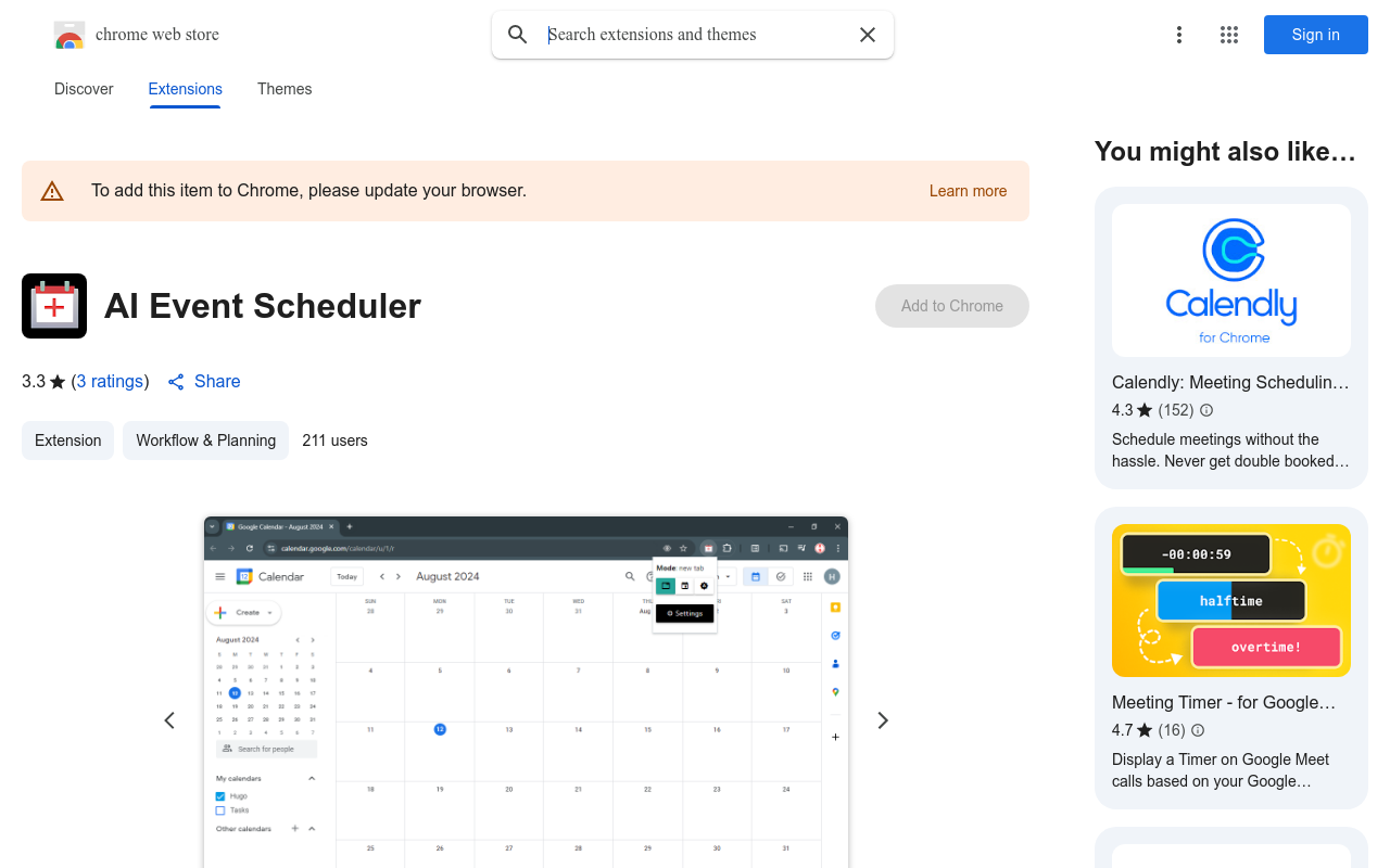 AI Event Scheduler