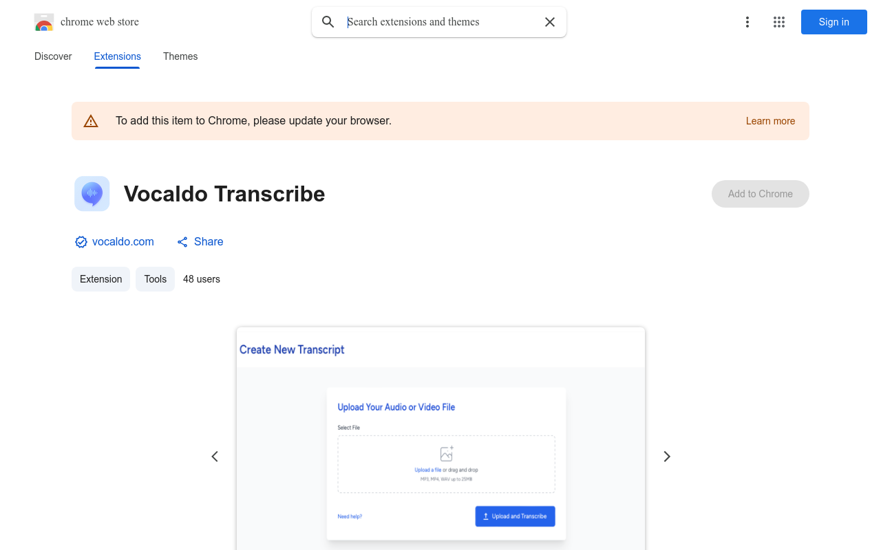 Vocaldo Transcribe