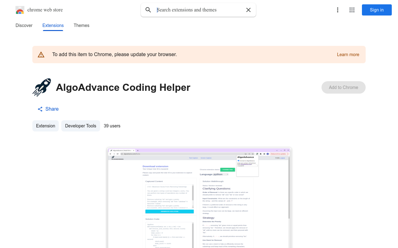 AlgoAdvance Coding Helper