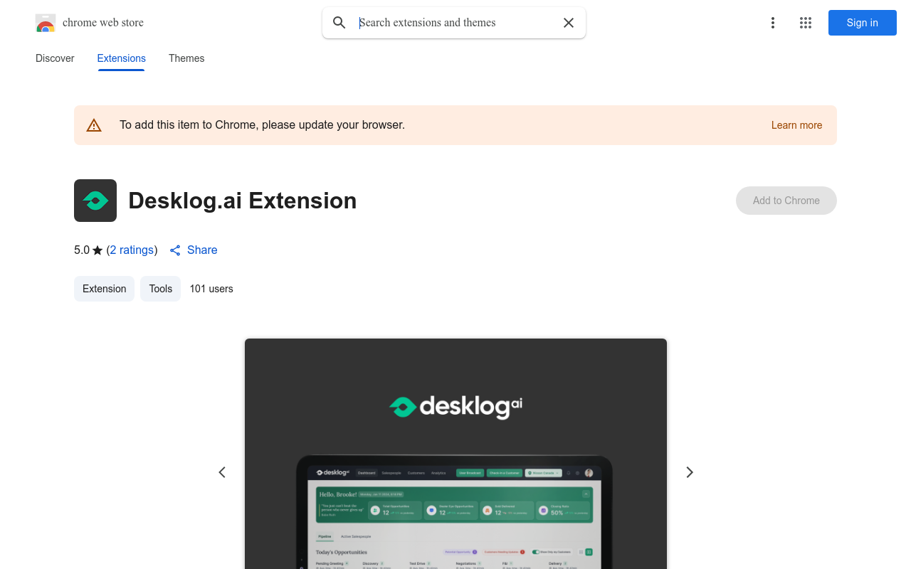 Desklog.ai Extension