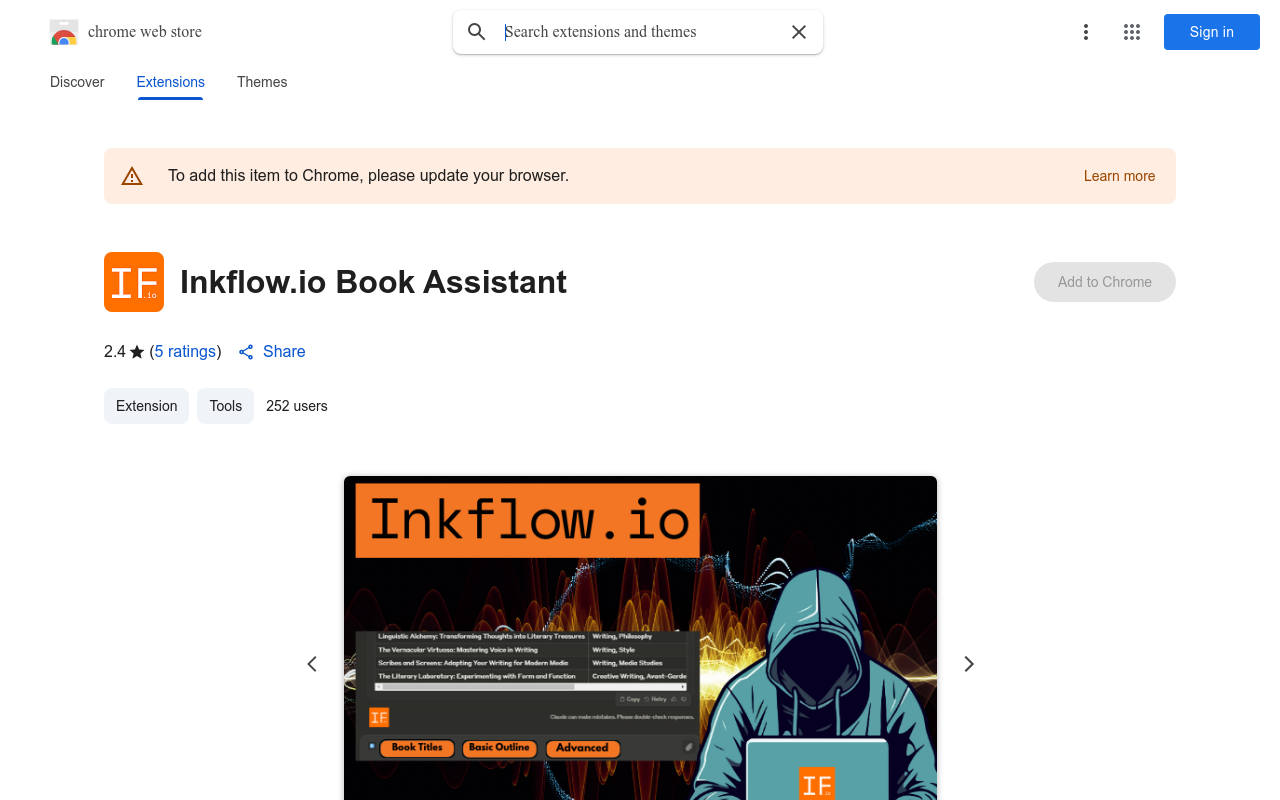 Inkflow.io Book Assistant