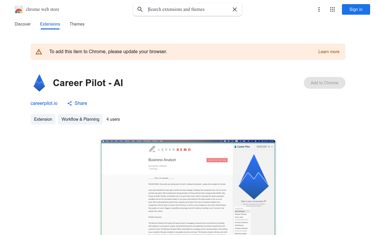 Career Pilot - AI