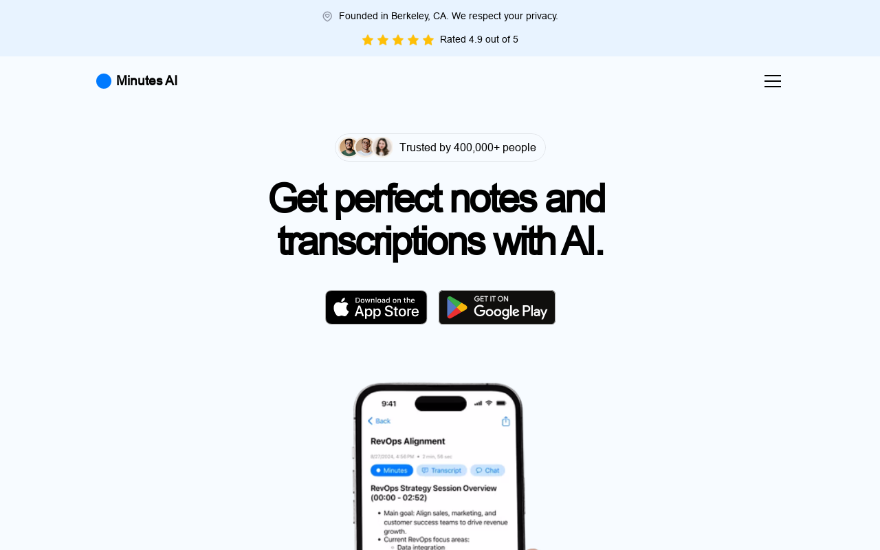 Minutes: AI Meeting Notes & Transcripts
