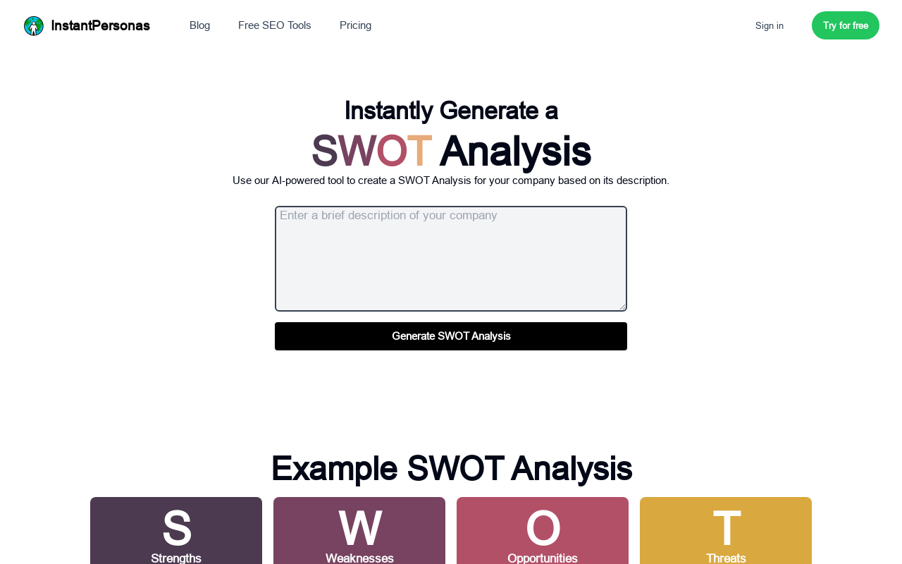 SWOT Analysis