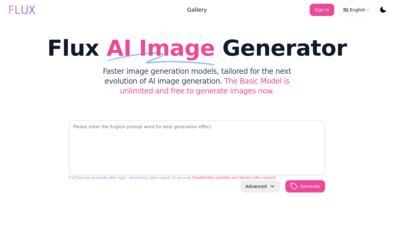 FLUX AI Online