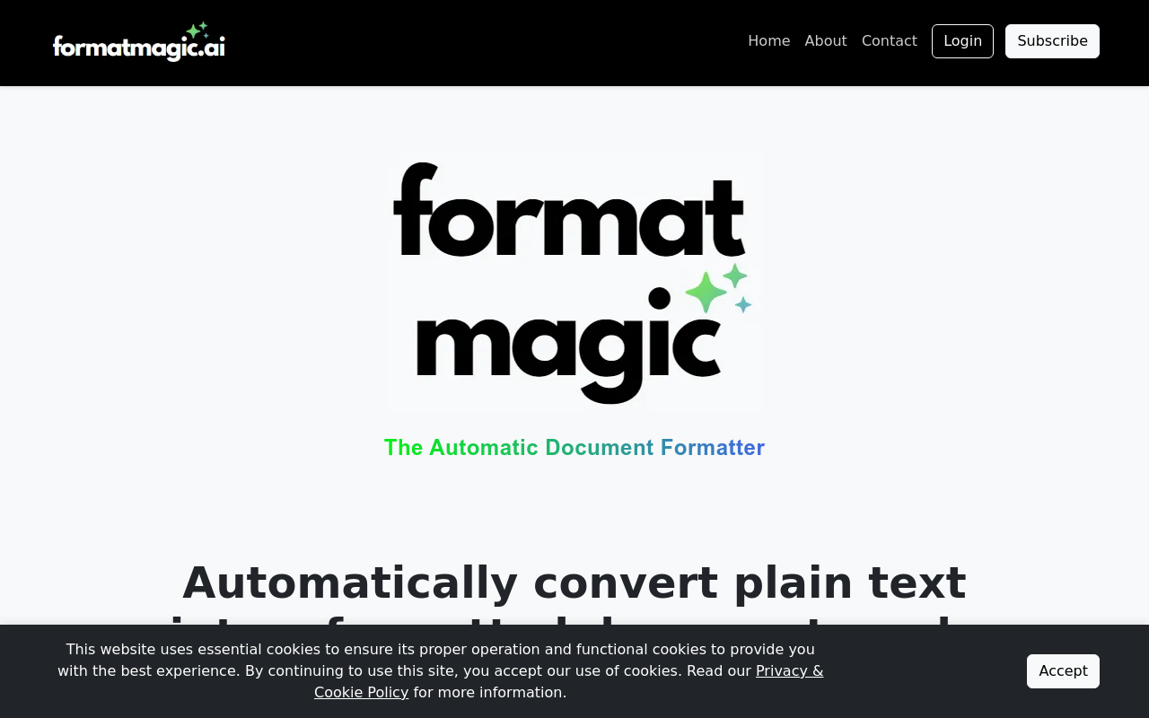Format Magic