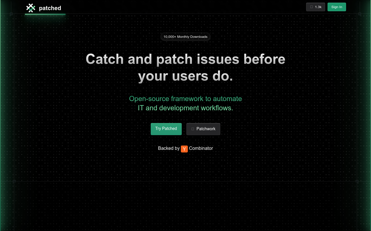 Patched