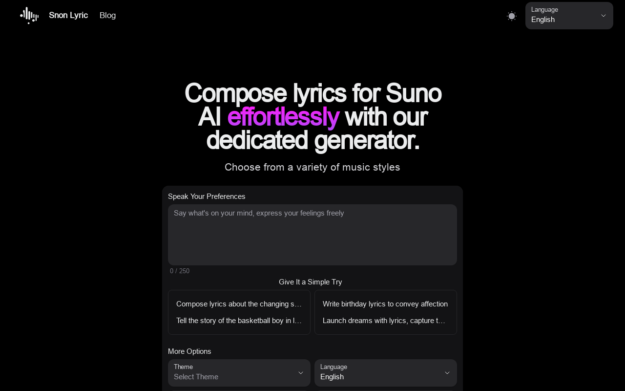 Snon Lyric