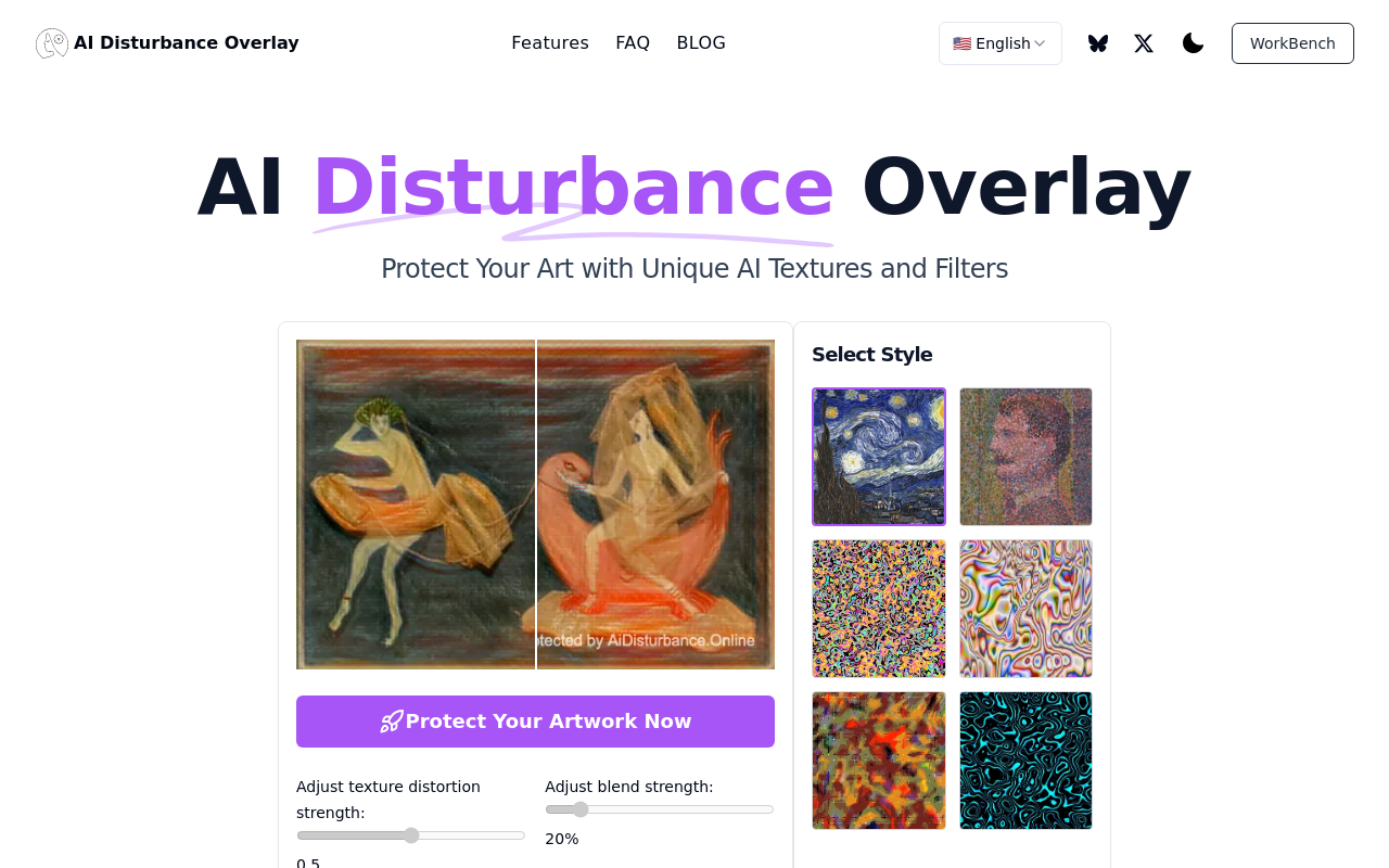 AI Disturbance Overlay