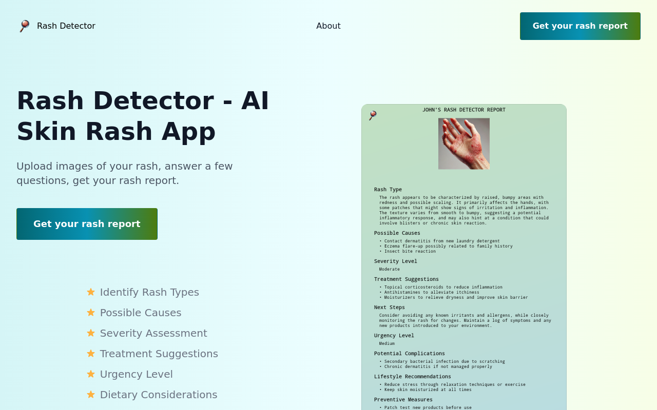 Rash Detector