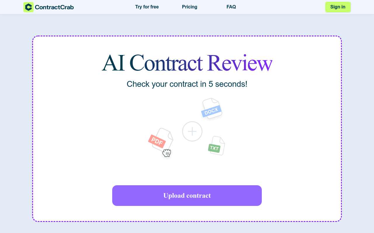 ContractCrab