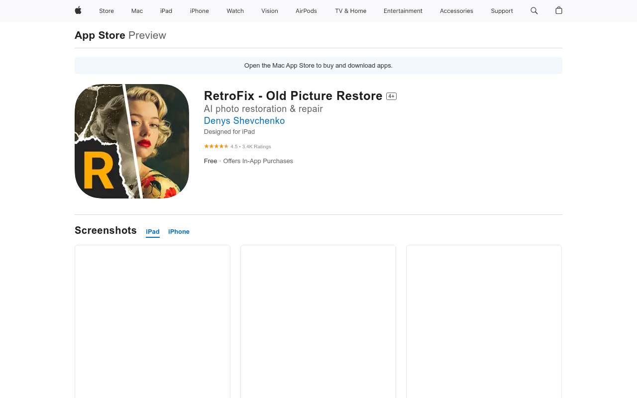 RetroFix - AI Photo Restore & Color Tool