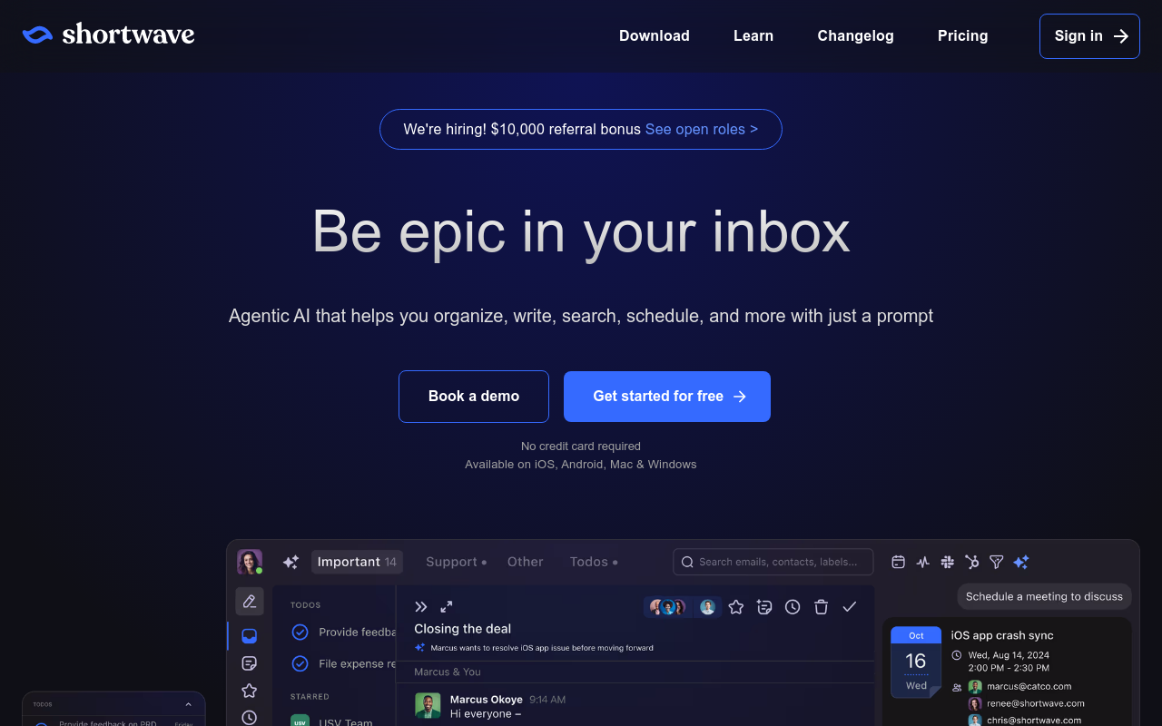 Shortwave AI Email Assistant 2.0