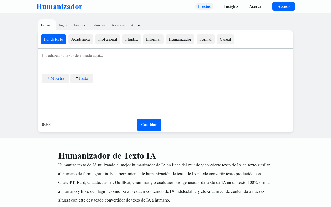 Humanizador de IA