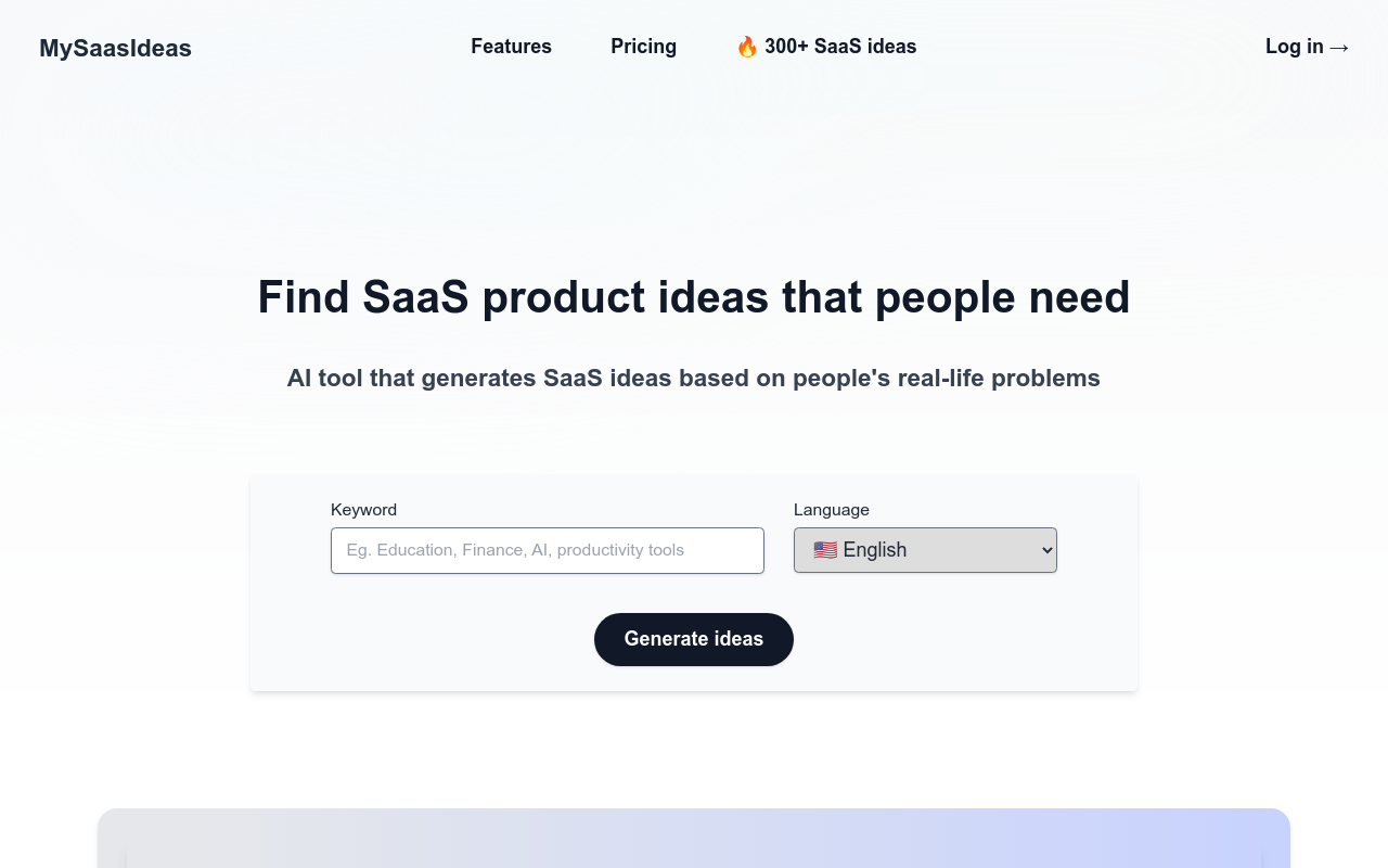 Painkiller SaaS ideas Generator