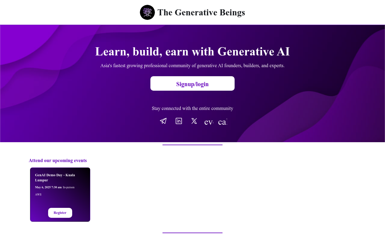 The Generative Beings