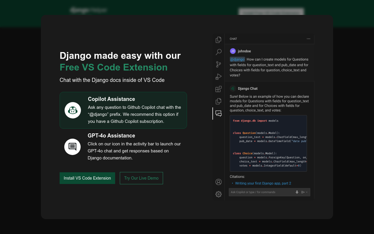 Django Helper