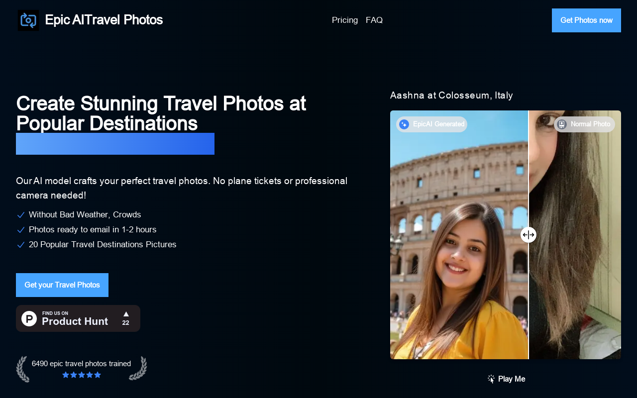 Epic AI Travel Photos