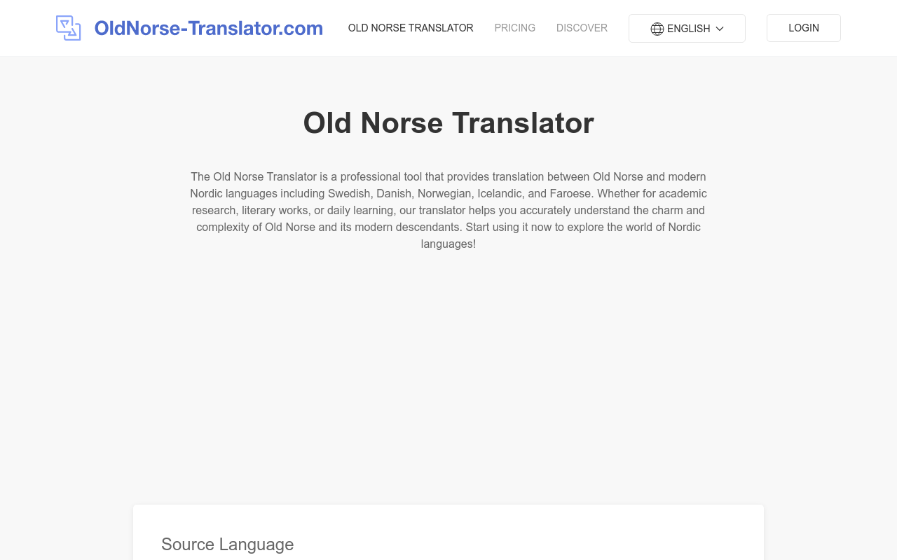 Old Norse Translator