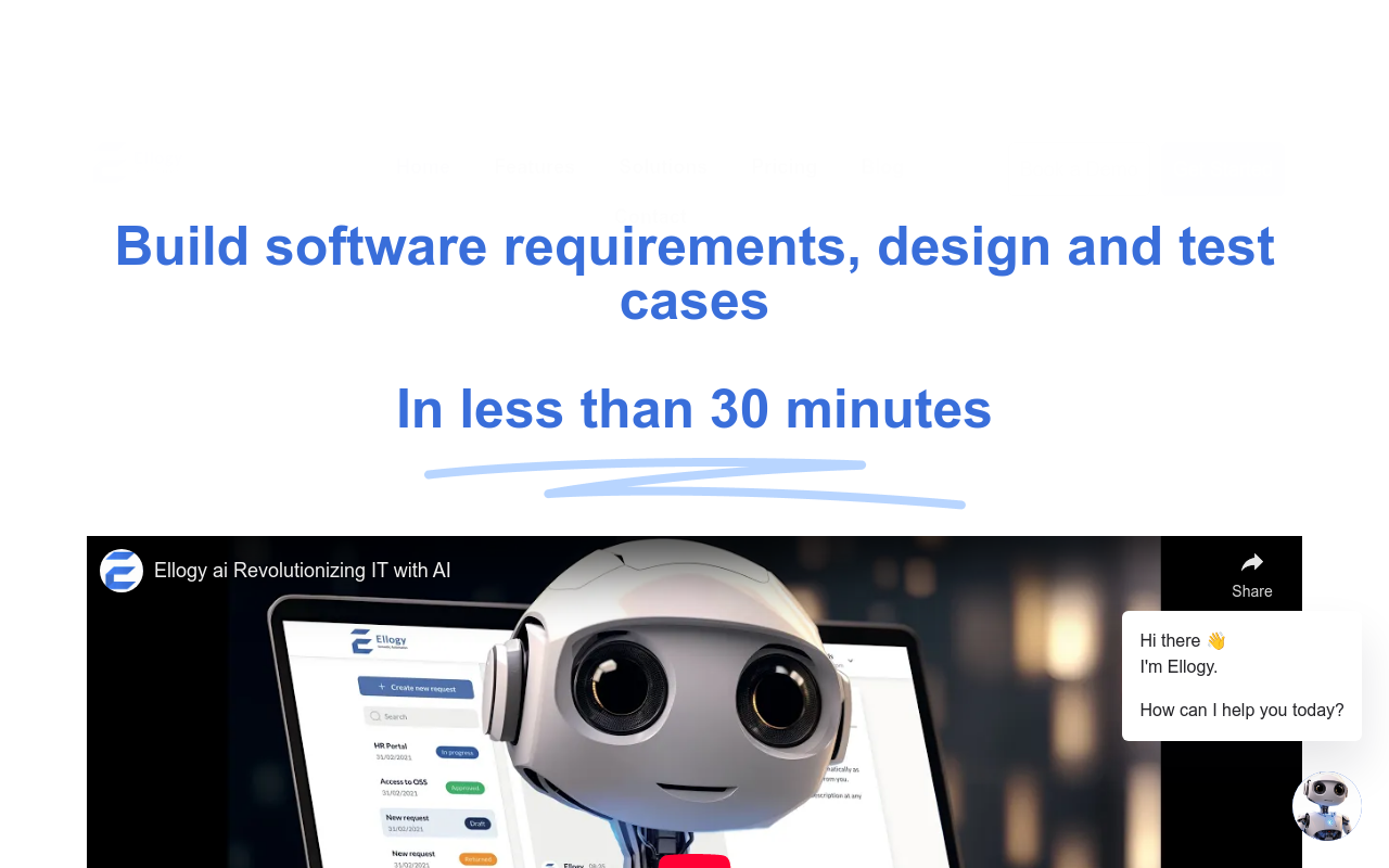 Ellogy, your AI Business Analyst
