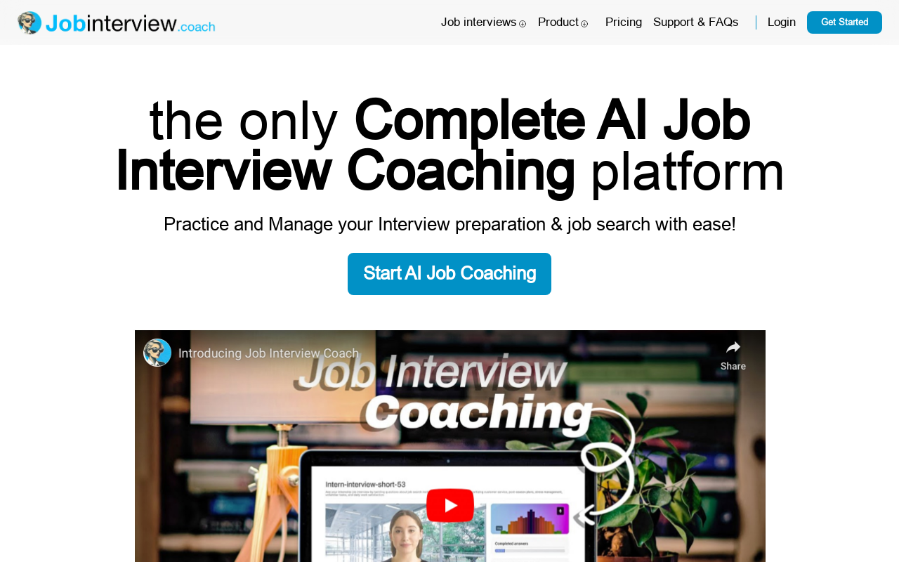 AI Job Interview Coach