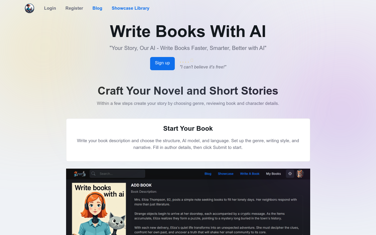 Write Books with AI