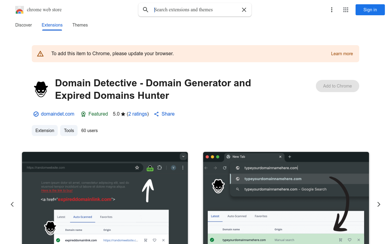 Domain Detective - Domain Generator and Expired Domains Hunter