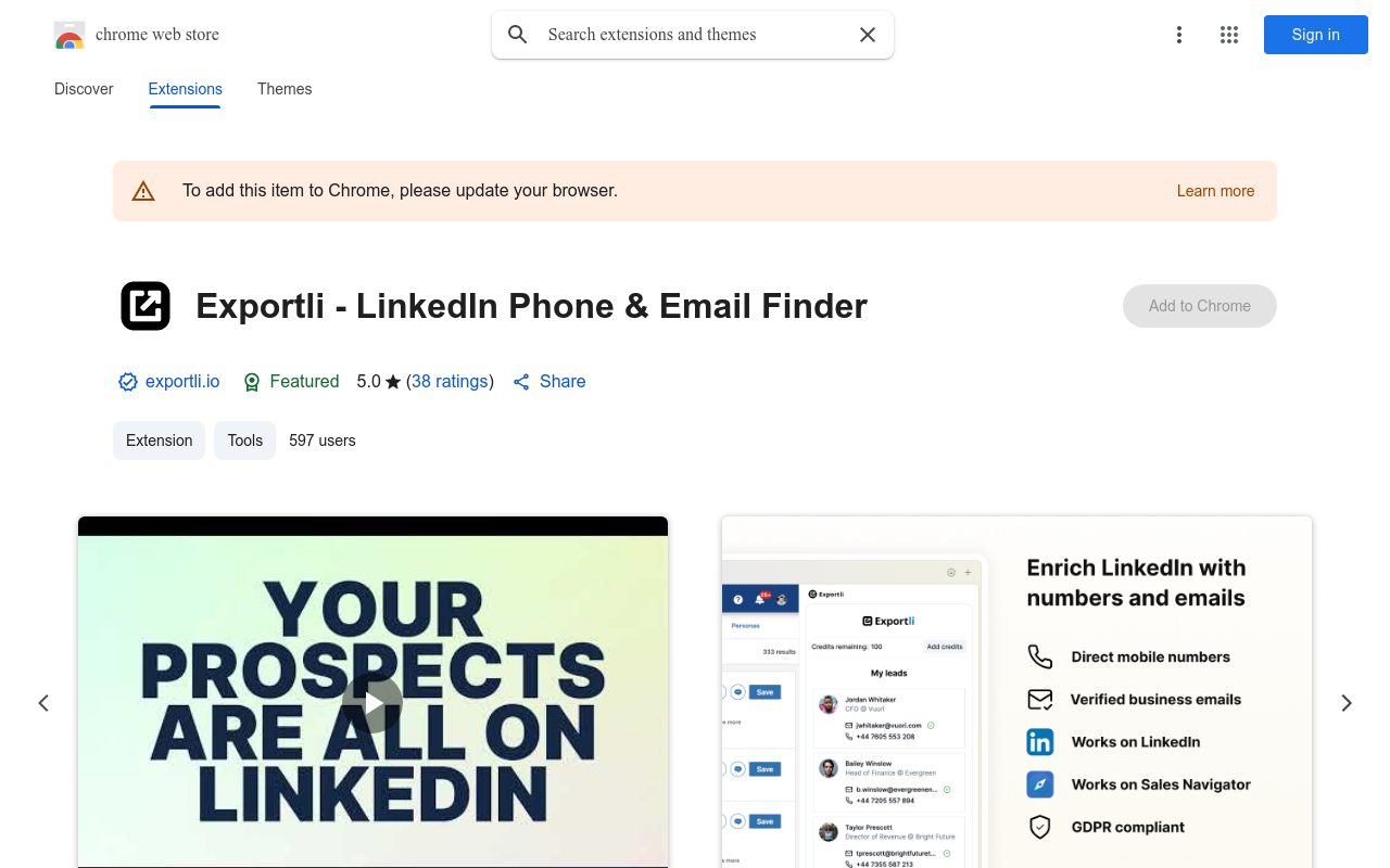 Exportli - LinkedIn Exporter