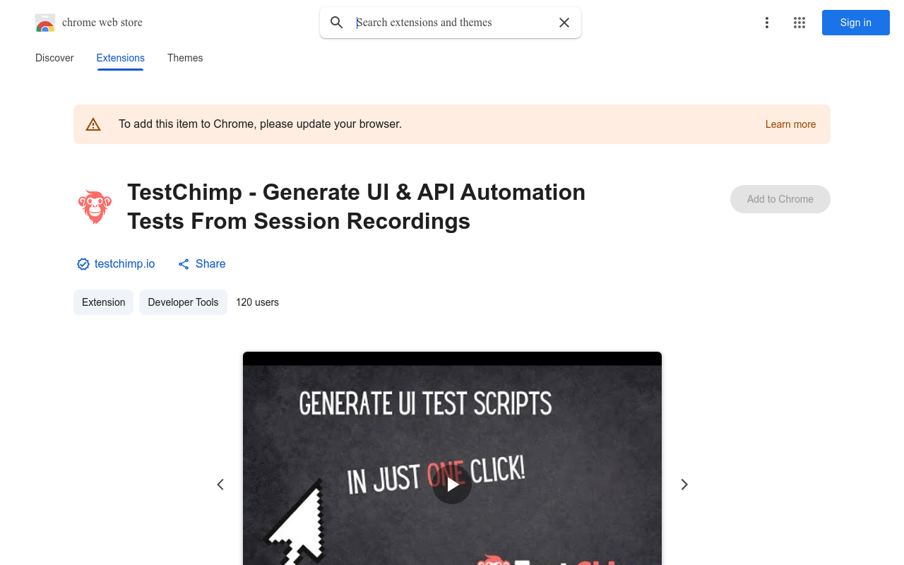 TestChimp - Create API Automation Tests Easily From Manual Test Sessions
