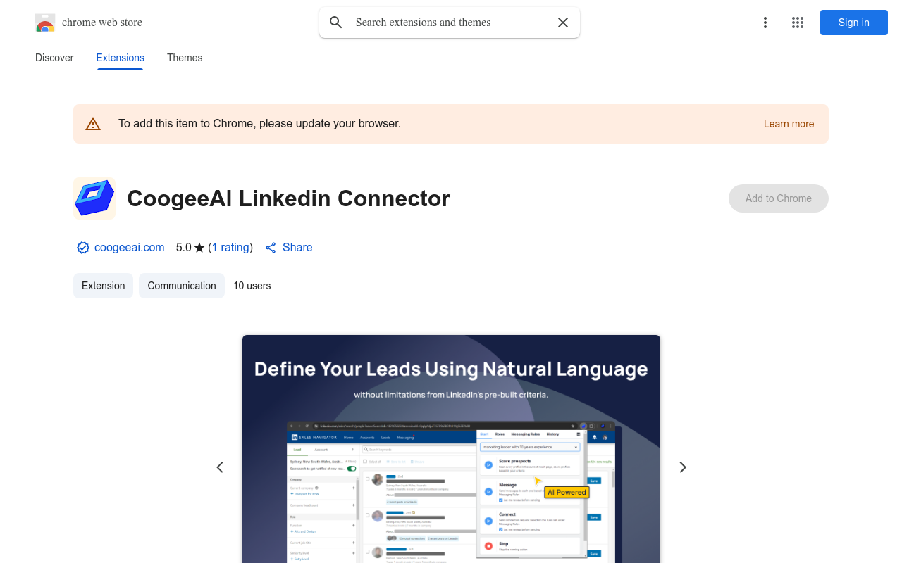CoogeeAI Linkedin Connector