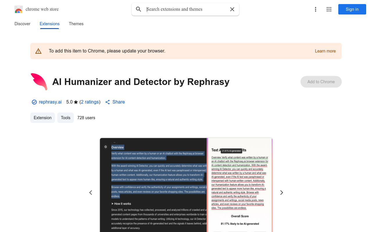 AI Humanizer and Detector by Rephrasy