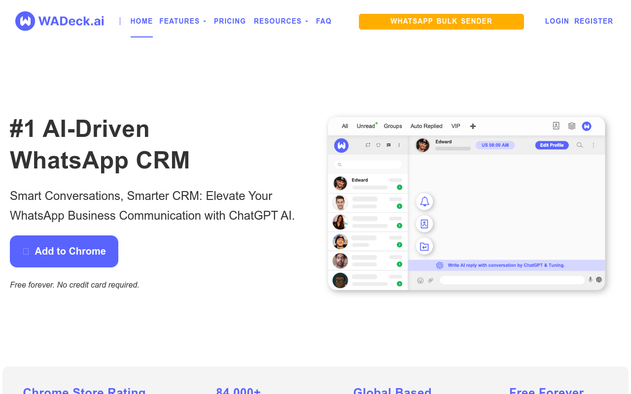 WADeck - AI Driven WhatsApp CRM