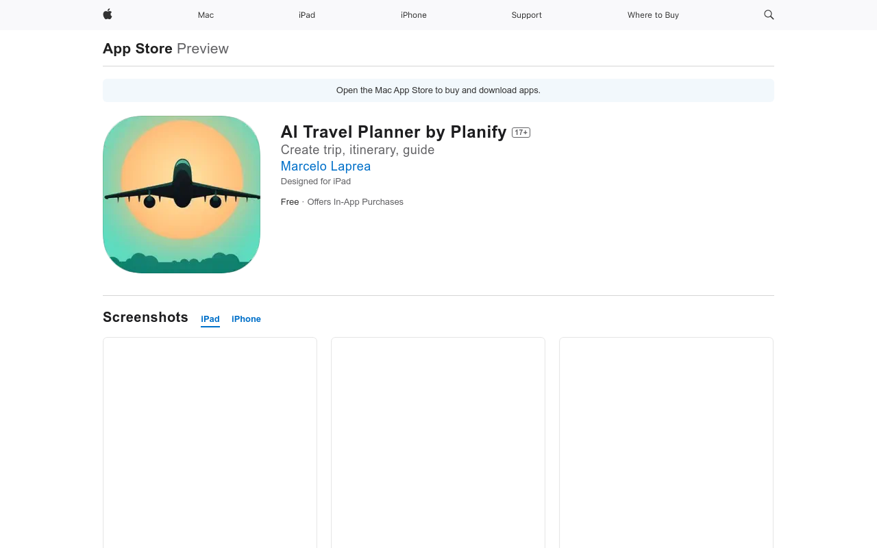 AI Travel Planner by Planify