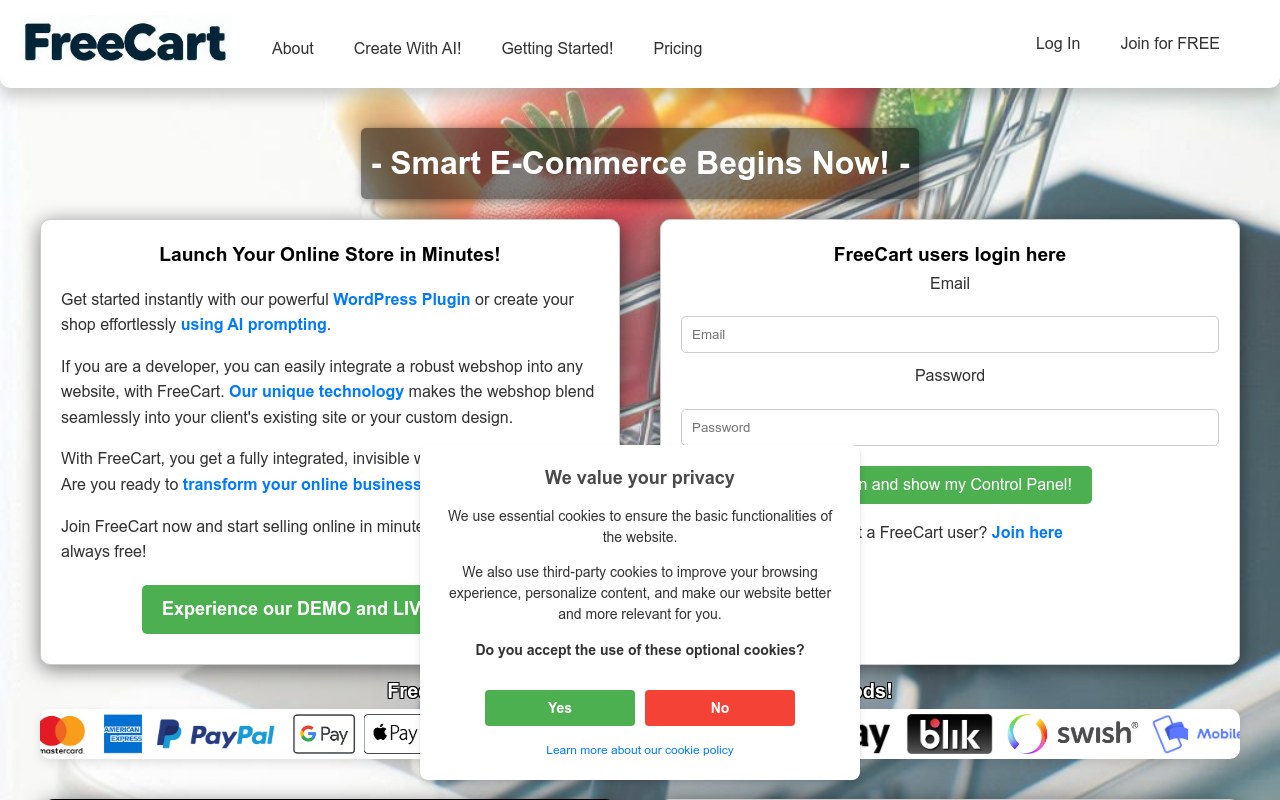 FreeCart.store
