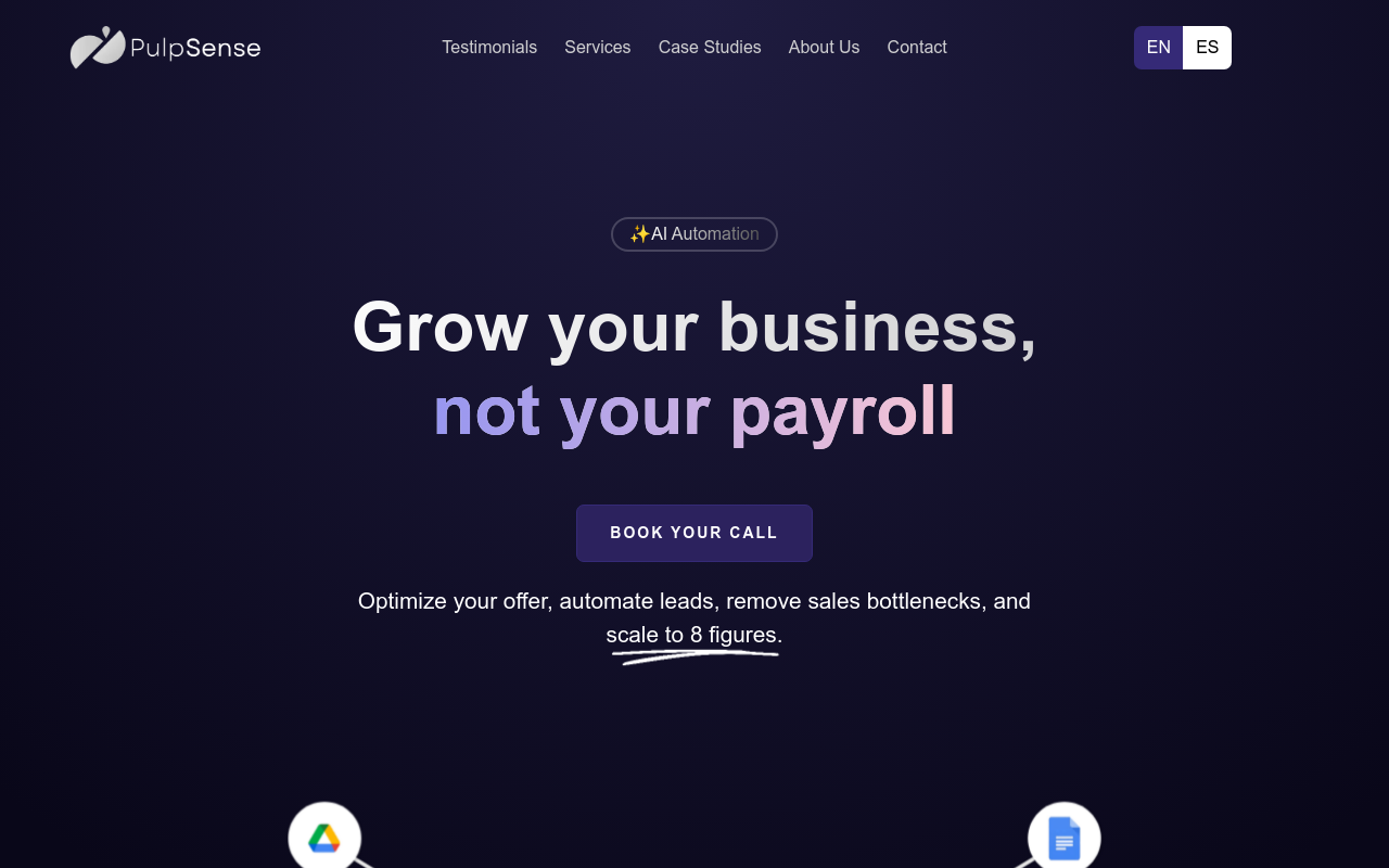 Pulp Sense | Empowering businesses