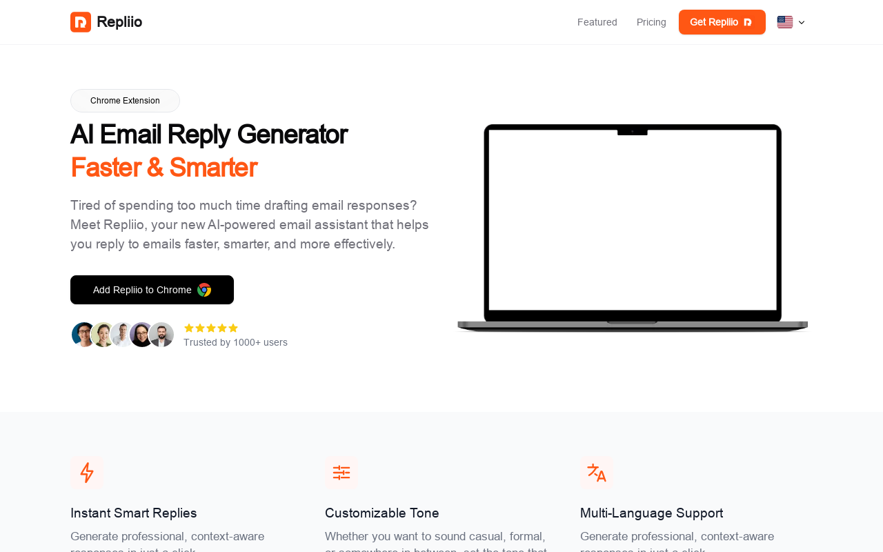 AI Email Reply Generator - Repliio