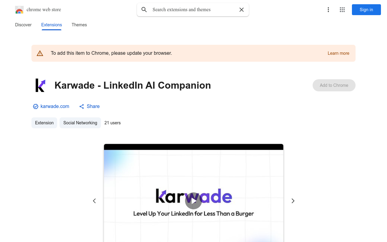Karwade - LinkedIn AI Companion