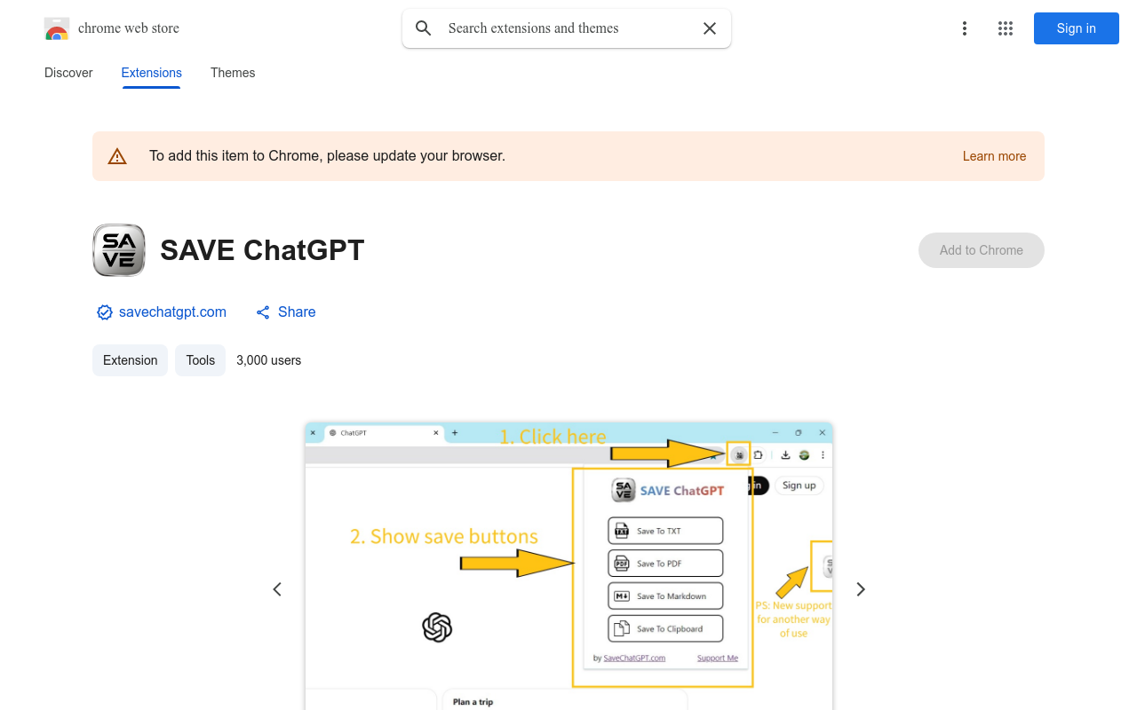 SAVE ChatGPT