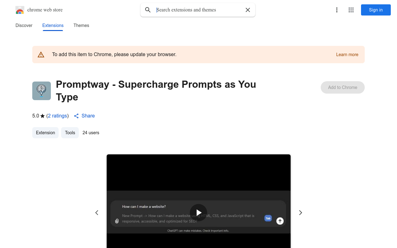Promptway - Supercharge your prompts as you write them