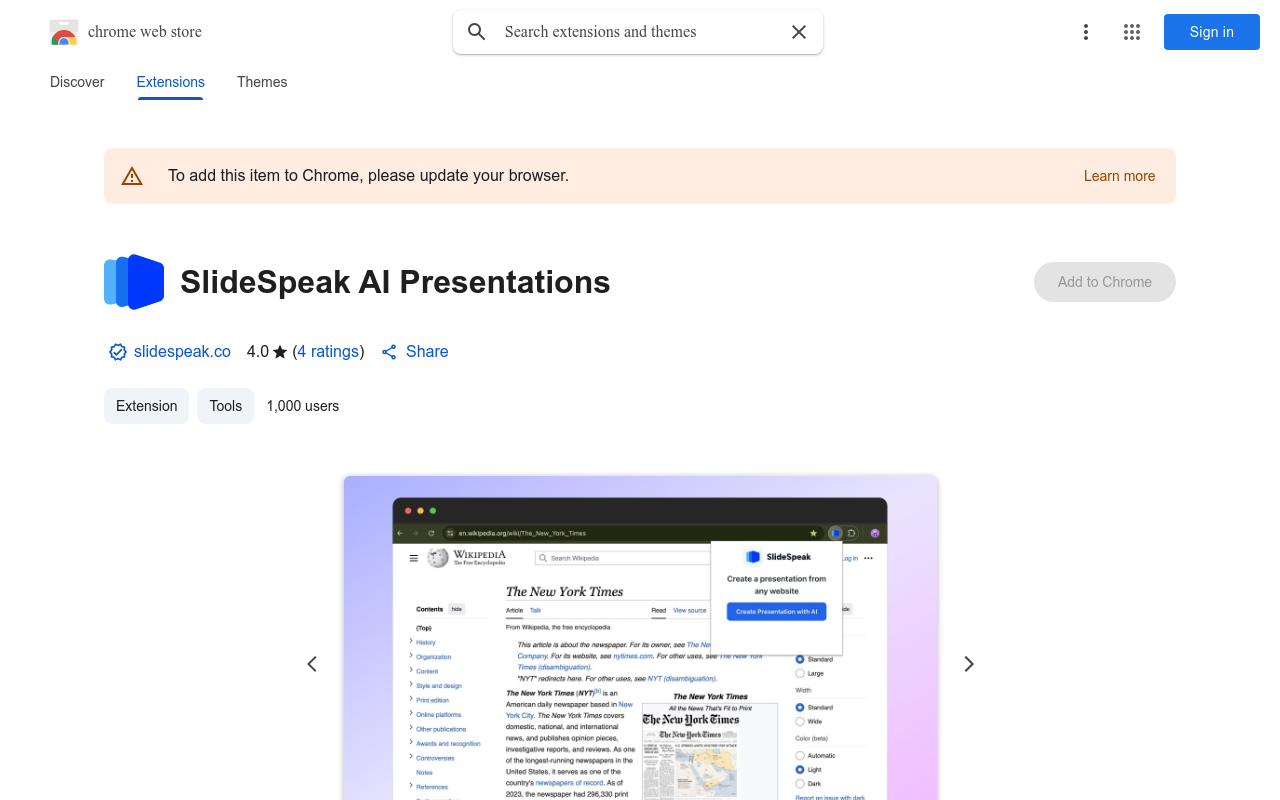 SlideSpeak AI Presentations