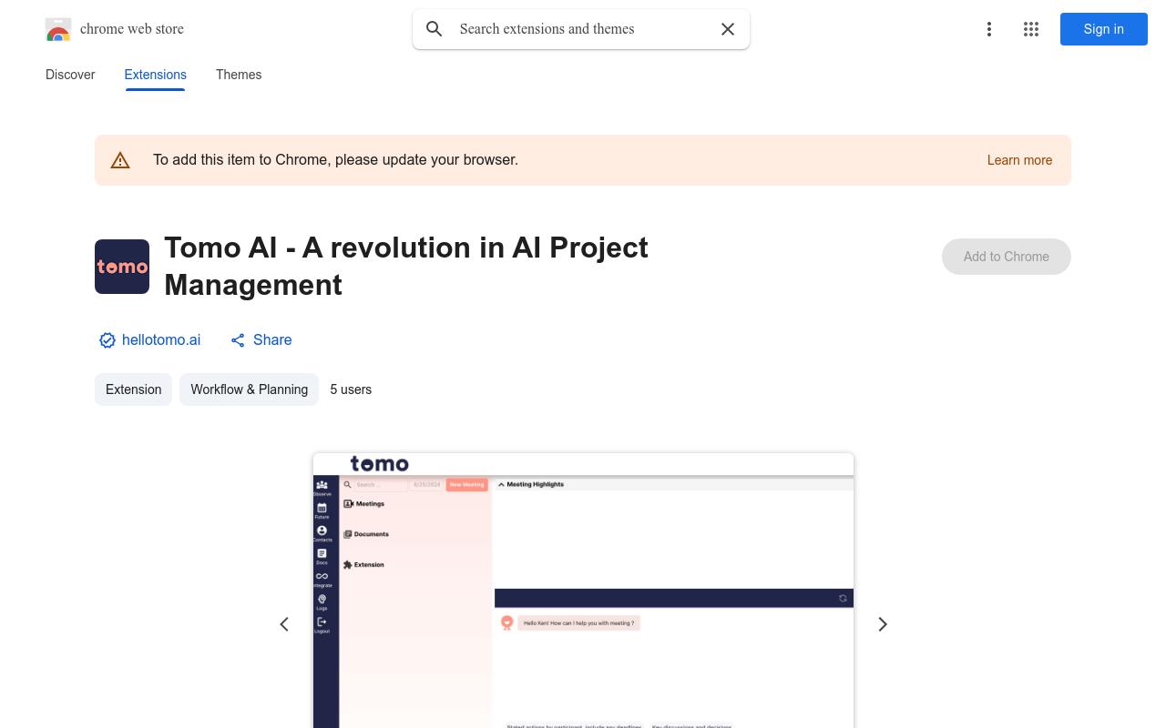 Tomo AI - A revolution in AI Project Management