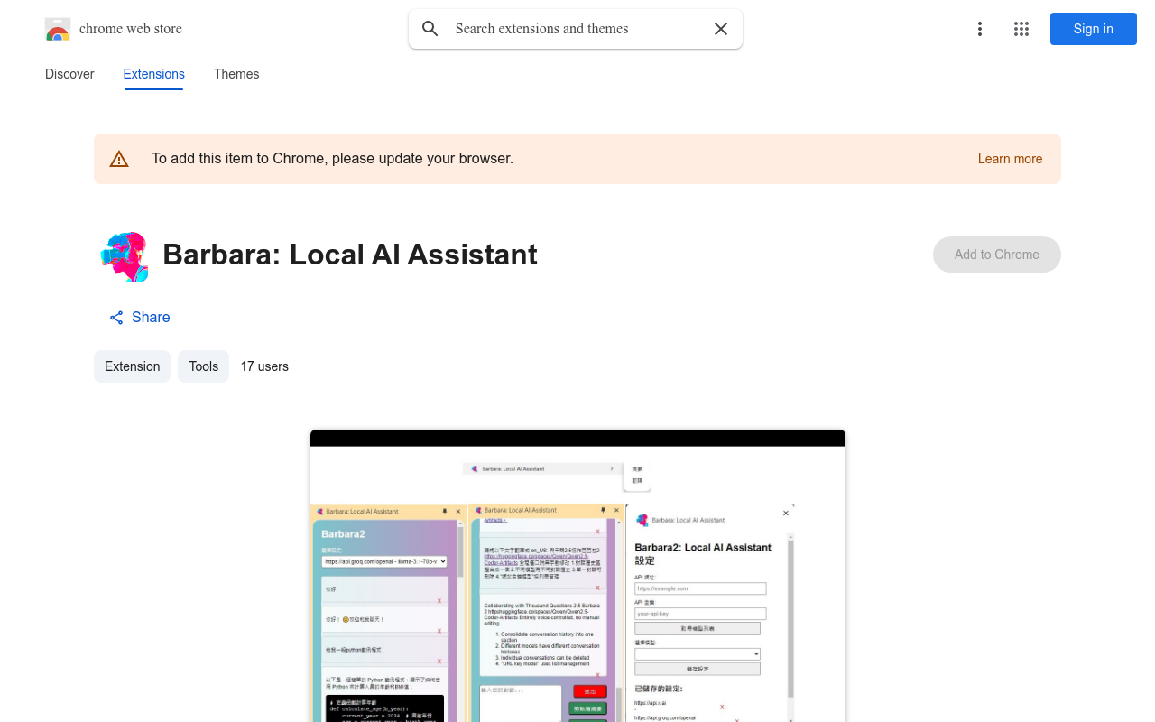 Barbara: Local AI Assistant for Translation and Summaries