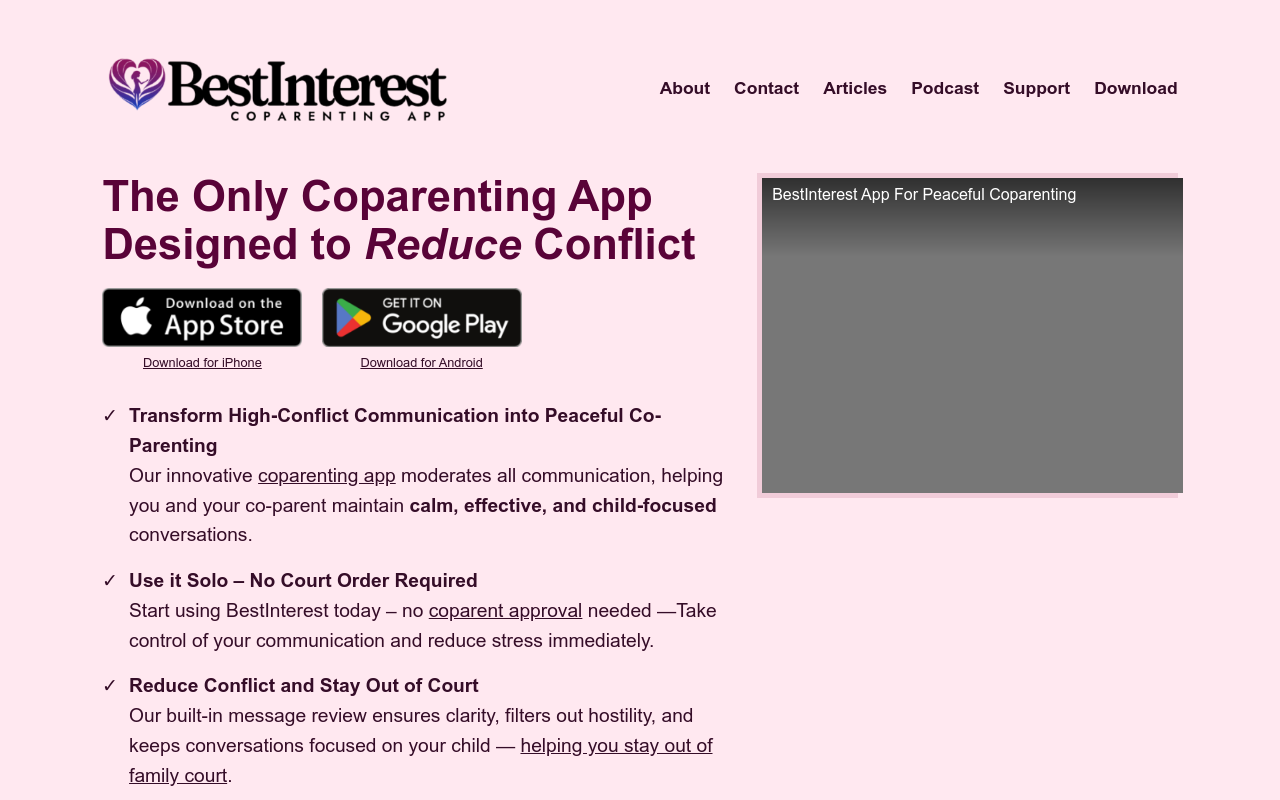 BestInterest for Coparents