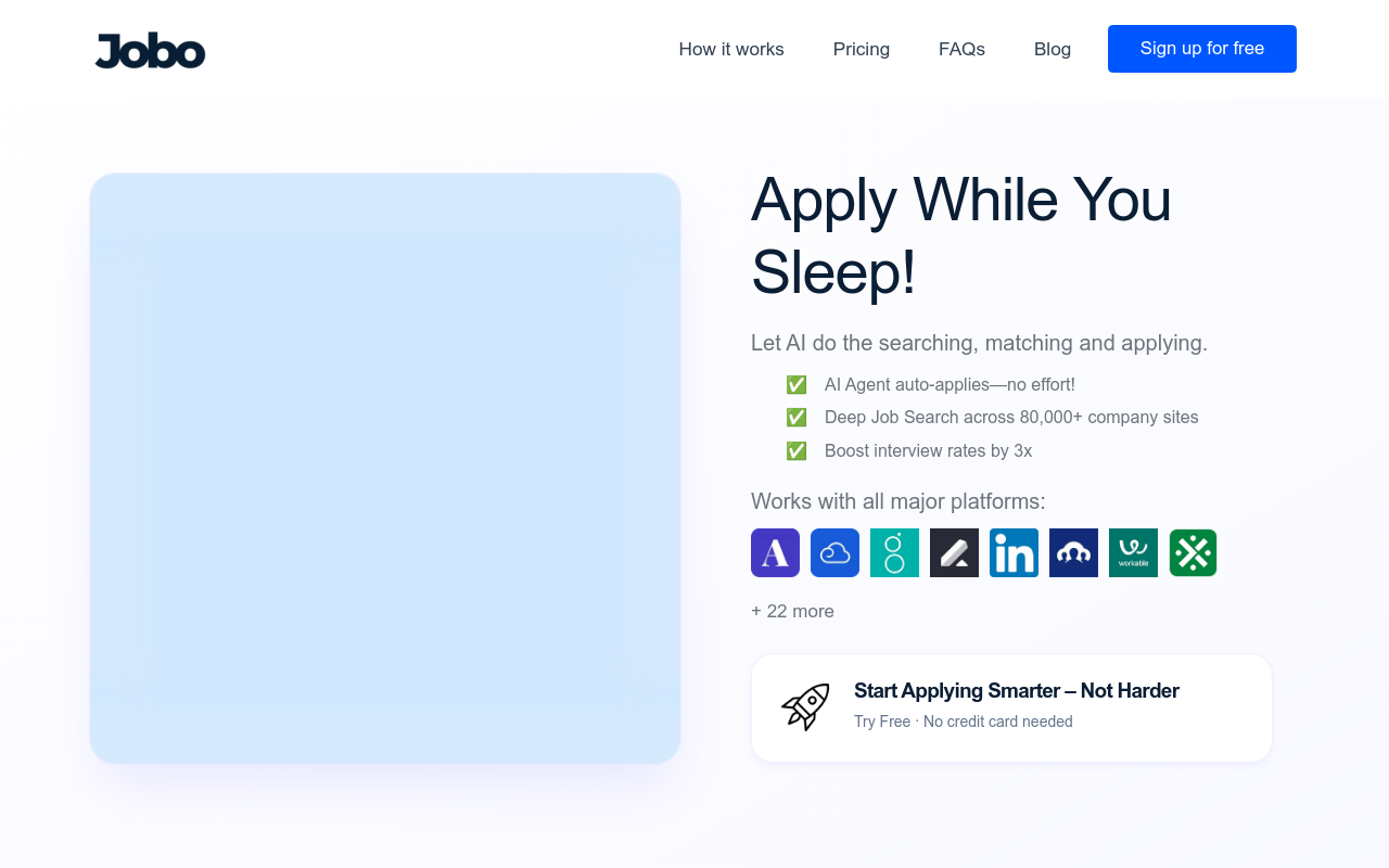 JOBO, THE AI AUTO APPLY BOT!
