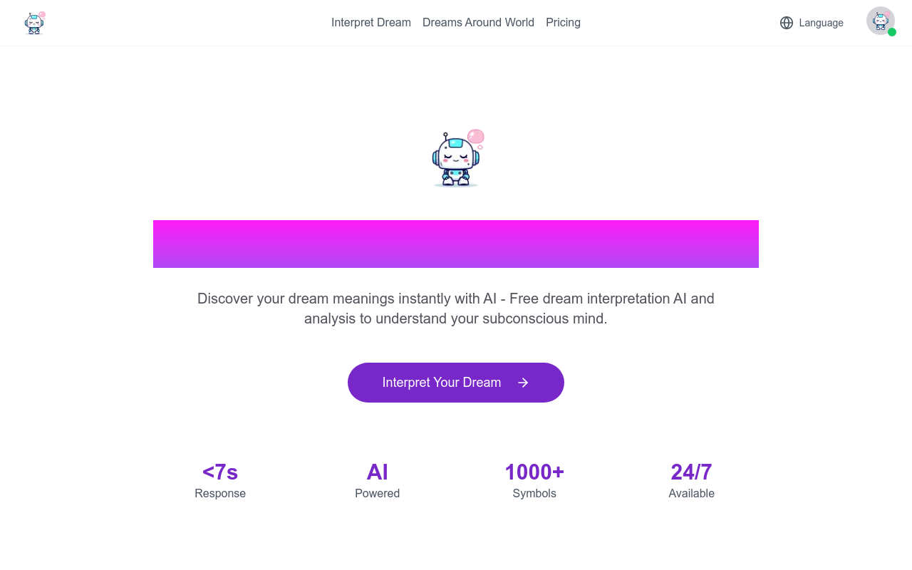 Dream Interpretation AI