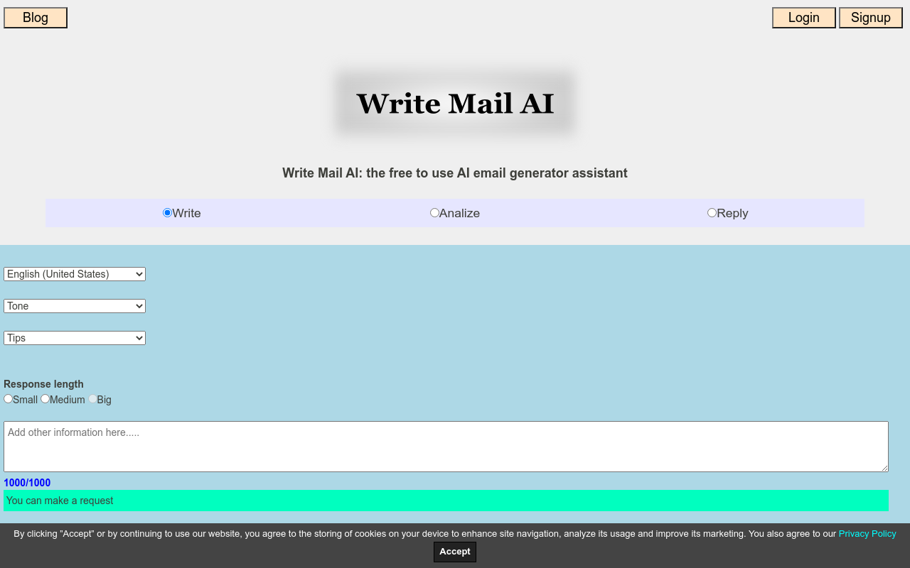 Write Mail AI
