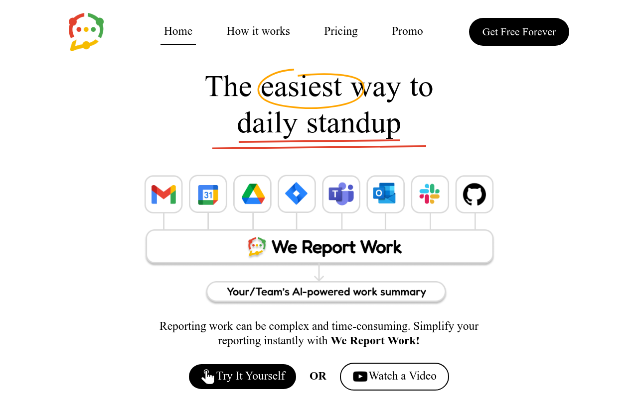 We Report Work