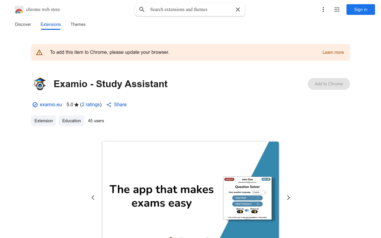 Examio - Study Assistant