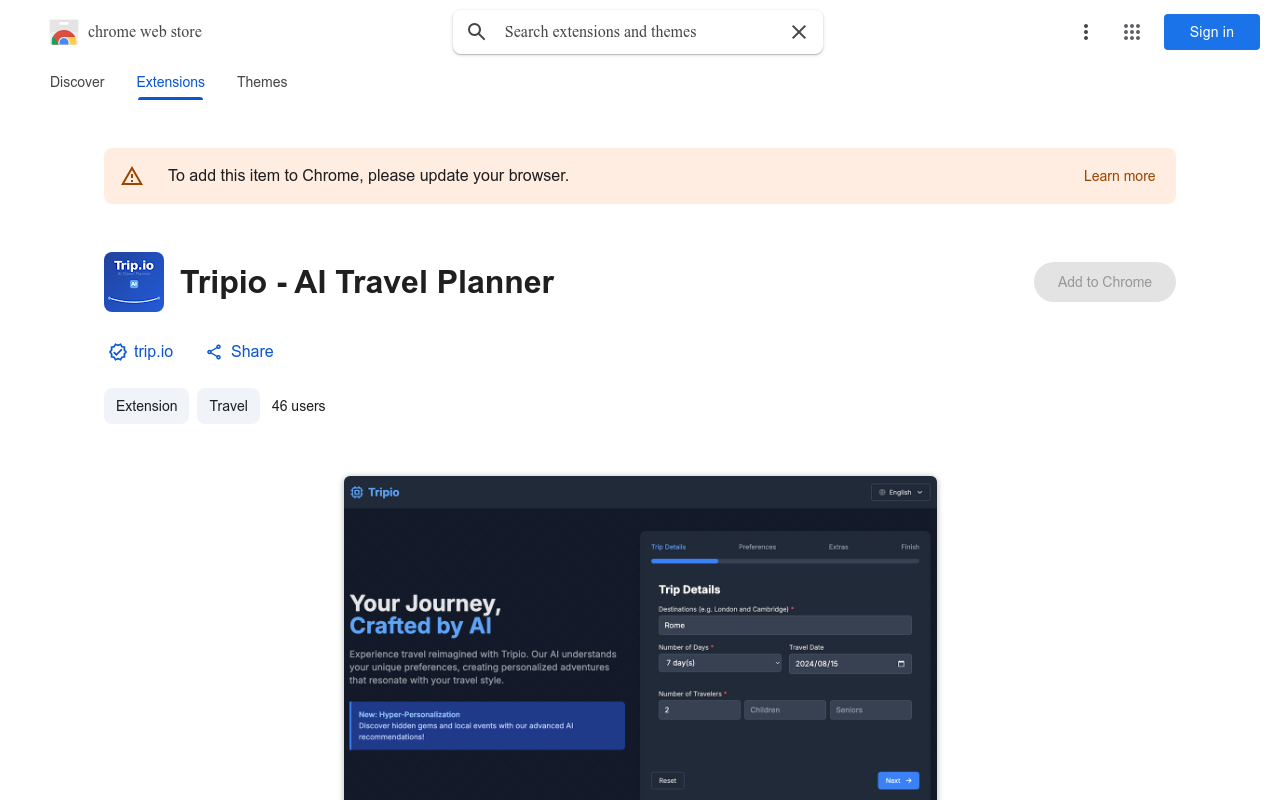 Tripio - AI Travel Planner