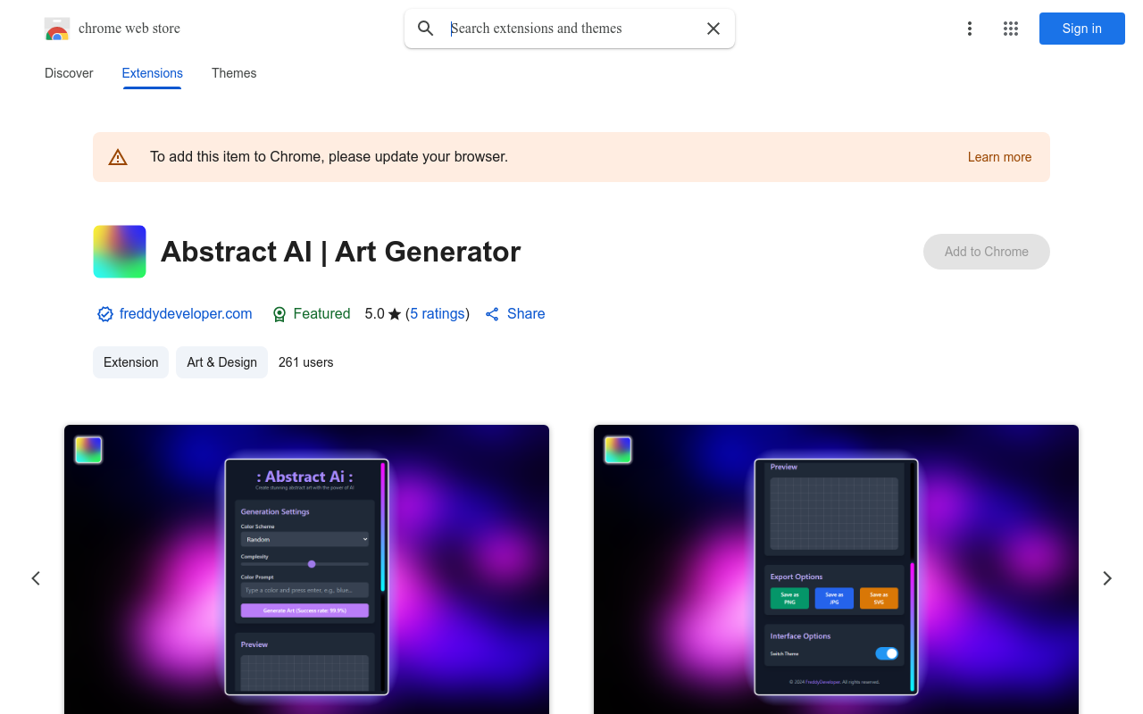 Abstract AI | Art Generator